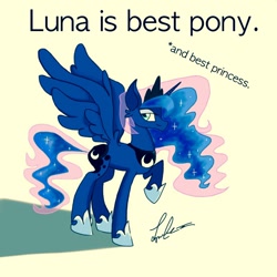 Size: 800x800 | Tagged: safe, artist:asklunaandx, princess luna, alicorn, pony, best pony, lunadoodle, solo