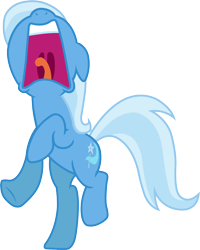 Size: 1504x1878 | Tagged: safe, artist:davidsfire, derpibooru import, trixie, pony, unicorn, to where and back again, female, mare, nose in the air, open mouth, screaming, simple background, solo, transparent background, uvula, vector