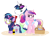 Size: 1050x780 | Tagged: safe, artist:dm29, princess cadance, shining armor, twilight sparkle, alicorn, pony, unicorn, apple, basket, beach, bedroom eyes, bikini, clothes, cute, goggles, julian yeo is trying to murder us, simple background, sunglasses, swimming goggles, swimsuit, transparent background, trio