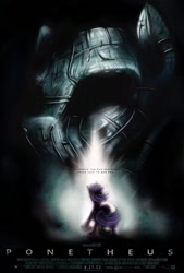 Size: 836x1238 | Tagged: safe, artist:europamaxima, derpibooru import, twilight sparkle, parody, poster, prometheus