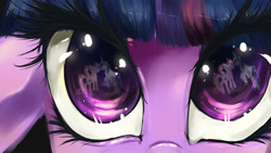 Size: 1920x1080 | Tagged: safe, artist:dream--chan, princess cadance, shining armor, twilight sparkle, alicorn, pony, unicorn, eye reflection