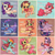 Size: 2400x2400 | Tagged: safe, artist:phyllismi, derpibooru import, applejack, fluttershy, pinkie pie, rainbow dash, rarity, starlight glimmer, sunset shimmer, trixie, twilight sparkle, twilight sparkle (alicorn), alicorn, earth pony, pegasus, pony, unicorn, mane six, papyrus (font), valentine's day card