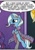 Size: 311x440 | Tagged: safe, artist:agnesgarbowska, derpibooru import, idw, rarity, trixie, pony, unicorn, spoiler:comic, spoiler:comicff37, bipedal, cape, clothes, dialogue, hat, offscreen character, open mouth, solo focus, trixie's cape, trixie's hat