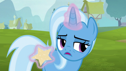 Size: 1280x720 | Tagged: safe, derpibooru import, screencap, trixie, pony, no second prances, solo