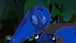 Size: 1366x768 | Tagged: safe, screencap, princess luna, alicorn, pony, luna eclipsed, solo