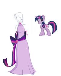 Size: 607x750 | Tagged: safe, artist:latia, artist:saccharinescorpion, derpibooru import, twilight sparkle, cardboard twilight, clothes, dress, fashion, humanized, sketch, stock vector