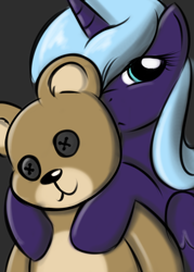 Size: 500x700 | Tagged: safe, artist:kloudmutt, princess luna, alicorn, pony, s1 luna, solo, teddy bear