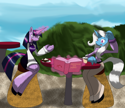 Size: 2200x1900 | Tagged: safe, artist:m a c d, derpibooru import, trixie, twilight sparkle, anthro