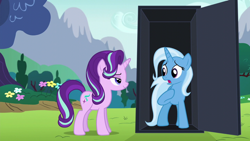 Size: 800x450 | Tagged: safe, derpibooru import, starlight glimmer, trixie, pony, no second prances