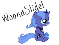 Size: 259x200 | Tagged: safe, artist:agirl3003, princess luna, alicorn, pony, animated at source, filly, solo, woona