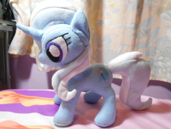 Size: 640x480 | Tagged: safe, artist:legadema, derpibooru import, trixie, pony, unicorn, female, irl, mare, photo, plushie, solo