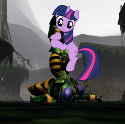 Size: 480x478 | Tagged: safe, derpibooru import, edit, twilight sparkle, unicorn twilight, pony, unicorn, beast wars, transformers, waspinator