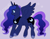 Size: 722x570 | Tagged: safe, artist:twirity, princess luna, alicorn, pony, female, horn, mare, simple background, solo