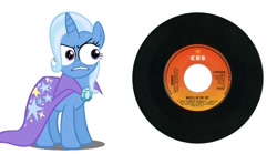 Size: 900x500 | Tagged: safe, derpibooru import, trixie, angry, journey, meme, special eyes, wheel, wheels trixie