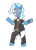 Size: 763x1047 | Tagged: safe, artist:jewelsfriend, derpibooru import, trixie, pony, bipedal, borderlands, borderlands 2, crossover, handsome jack