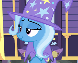 Size: 588x479 | Tagged: safe, derpibooru import, screencap, trixie, pony, to where and back again, cropped, female, mare, solo