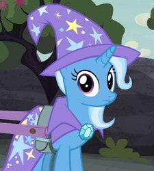 Size: 428x476 | Tagged: safe, derpibooru import, screencap, trixie, pony, unicorn, to where and back again, cropped, female, mare, solo