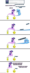 Size: 1050x2500 | Tagged: safe, artist:navitaserussirus, derpibooru import, trixie, twilight sparkle, ask, asktwixiegenies