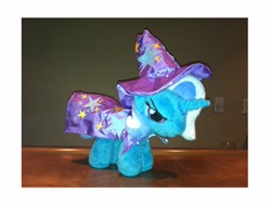 Size: 2592x1936 | Tagged: safe, artist:kisaragikoryu, derpibooru import, trixie, pony, unicorn, female, irl, mare, photo, plushie, solo