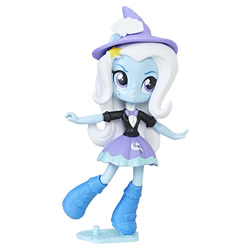 Size: 1000x1000 | Tagged: safe, derpibooru import, trixie, equestria girls, bowtie, doll, equestria girls minis, hat, solo, toy