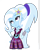 Size: 888x1104 | Tagged: safe, artist:princessfireshiner, derpibooru import, trixie, equestria girls, clothes, crystal prep academy uniform, school uniform, simple background, transparent background, vector