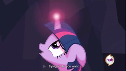 Size: 1366x768 | Tagged: safe, derpibooru import, screencap, twilight sparkle, youtube caption, youtube link