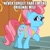 Size: 600x600 | Tagged: safe, derpibooru import, edit, edited screencap, screencap, cup cake, earth pony, pony, apron, clothes, cropped, ear piercing, earring, female, image macro, jewelry, mare, meme, milf, piercing, solo