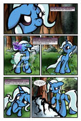 Size: 1024x1536 | Tagged: safe, artist:bronycurious, derpibooru import, trixie, comic, recovery, scrunchy face