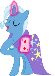 Size: 5049x6939 | Tagged: safe, artist:critchleyb, derpibooru import, trixie, absurd resolution, card, magic