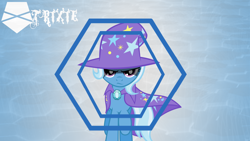 Size: 1920x1080 | Tagged: safe, artist:nero-inferno, derpibooru import, trixie, vector, wallpaper