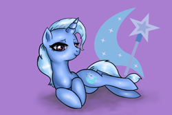 Size: 1500x1000 | Tagged: safe, artist:vanezaescobedo, derpibooru import, trixie, pony, unicorn, female, mare, solo