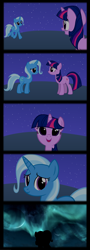 Size: 1700x4700 | Tagged: safe, artist:navitaserussirus, derpibooru import, trixie, twilight sparkle, aurora borealis, comic, female, lesbian, shipping, twixie