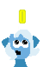 Size: 150x231 | Tagged: safe, artist:fauxsquared, derpibooru import, trixie, pony, unicorn, animated, bits, gif, pixel art, simple background, solo, transparent background, trixie is magic