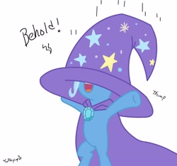 Size: 3679x3444 | Tagged: safe, artist:coffeycup, derpibooru import, trixie, filly, hat, trixie's cape, trixie's hat