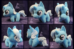 Size: 1600x1067 | Tagged: safe, artist:emberfallplush, derpibooru import, trixie, pony, unicorn, chibi, female, heart eyes, irl, mare, photo, plushie, solo, wingding eyes