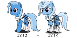 Size: 1264x632 | Tagged: safe, artist:christiancerda, derpibooru import, trixie, crossover, portal (valve)