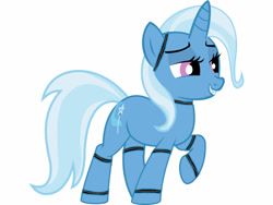 Size: 1024x768 | Tagged: safe, artist:ripped-ntripps, derpibooru import, trixie, pony, unicorn, animatronic, female, five nights at freddy's, mare, simple background, solo, white background