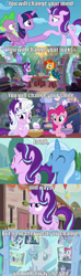 Size: 1280x4320 | Tagged: safe, derpibooru import, edit, edited screencap, screencap, applejack, discord, fluttershy, pinkie pie, princess cadance, princess celestia, princess flurry heart, princess luna, rainbow dash, rarity, spike, starlight glimmer, sunburst, trixie, twilight sparkle, twilight sparkle (alicorn), alicorn, dragon, earth pony, pegasus, pony, unicorn, celestial advice, every little thing she does, no second prances, the crystalling, the cutie re-mark, to where and back again, absurd resolution, alicorn tetrarchy, baking, blushing, crying, cute, female, flour, glasses, glimmerbetes, glowing horn, happy, image macro, laughing, male, mane six, mare, meme, mirror, photo, quote, reflection, screencap comic, smiling, spoilers for another series, spoilers in description, stallion, sunburst's glasses, sunburst's robe, tears of joy, undertale
