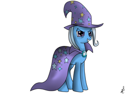 Size: 3264x2448 | Tagged: safe, artist:santiago0593, derpibooru import, trixie, grin, smiling