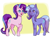 Size: 1100x805 | Tagged: safe, artist:winter-darkness, derpibooru import, starlight glimmer, trixie, pony, unicorn