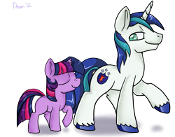 Size: 985x774 | Tagged: safe, artist:lustrous-dreams, derpibooru import, shining armor, twilight sparkle, pony, unicorn, filly, foal