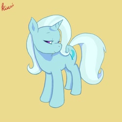 Size: 1000x1000 | Tagged: safe, artist:kiuxi, derpibooru import, trixie, pony, unicorn, female, mare, pixiv, simple background, solo