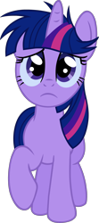 Size: 1782x4000 | Tagged: safe, artist:wildtiel, derpibooru import, twilight sparkle, sad, simple background, transparent background, vector