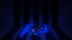 Size: 1920x1080 | Tagged: safe, artist:foxtail8000, artist:mithandir730, princess luna, alicorn, pony, curled up, dark, eyes closed, female, mare, sleeping, solo, vector, wallpaper