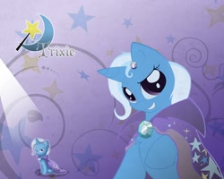 Size: 1280x1024 | Tagged: safe, artist:sip, derpibooru import, trixie, pony, unicorn, blue coat, female, horn, mare, solo, two toned mane