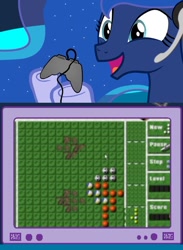 Size: 562x769 | Tagged: safe, princess luna, alicorn, pony, exploitable meme, gamer luna, line-up, meme, microsoft entertainment pack: the puzzle collection, obligatory pony, tv meme