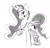 Size: 500x478 | Tagged: safe, artist:tsitra360, princess luna, alicorn, pony, gamer luna, gun, monochrome, solo, weapon