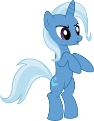 Size: 4500x5762 | Tagged: safe, artist:jaaryx13, derpibooru import, trixie, pony, absurd resolution, bipedal, rearing, simple background, solo, transparent background, vector