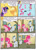 Size: 801x1100 | Tagged: safe, artist:kturtle, derpibooru import, applejack, cloudy quartz, pinkie pie, twilight sparkle, earth pony, pony, comic:the story of granny pie, accent, balloon, comb, comic, female, filly, floating, gasp, glasses, hot air balloon, mare, pedalcopter, pinkie being pinkie, pronking, then watch her balloons lift her up to the sky, trampoline, twinkling balloon