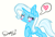 Size: 965x657 | Tagged: safe, artist:melon81, derpibooru import, trixie, blushing, heart